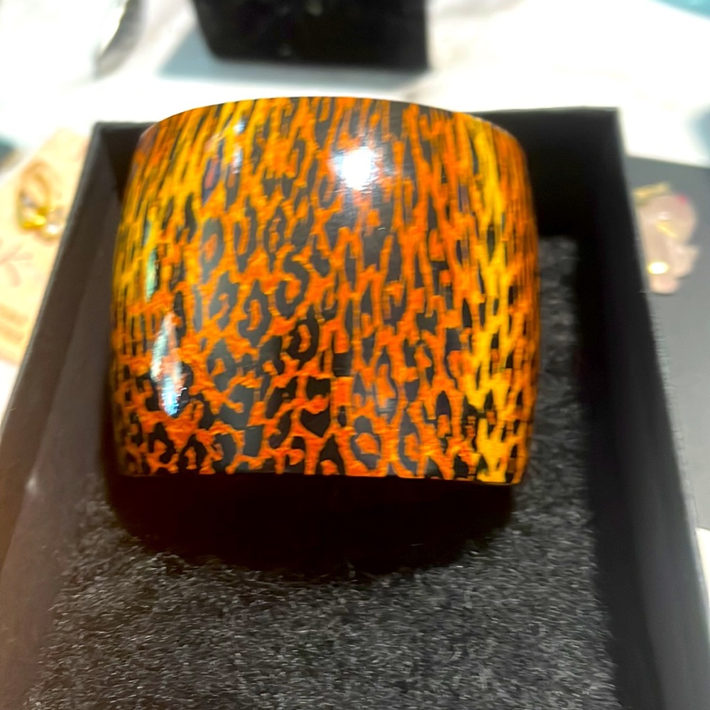 Joan Rivers Leopard cuff